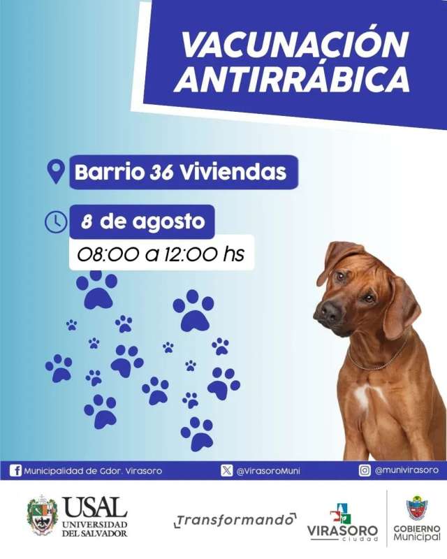 Vacunación antirrábica